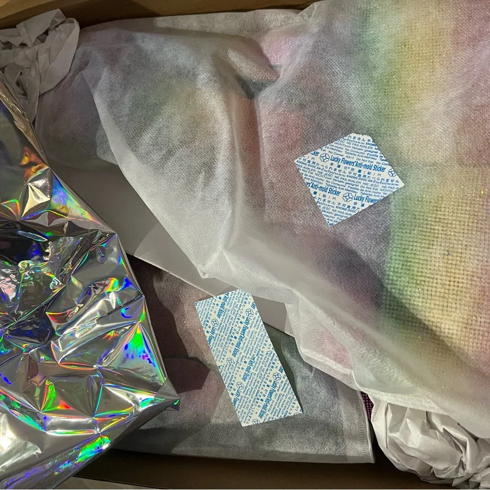 Host Pick 🎉Club-Exx Dolls Kill Rainbow rhinestone platform boots - Picture 3 of 6